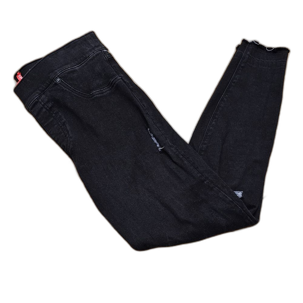 NWT Spanx Vintage Distressed Ankle Skinny Jeans Sz M - Picture 3 of 6